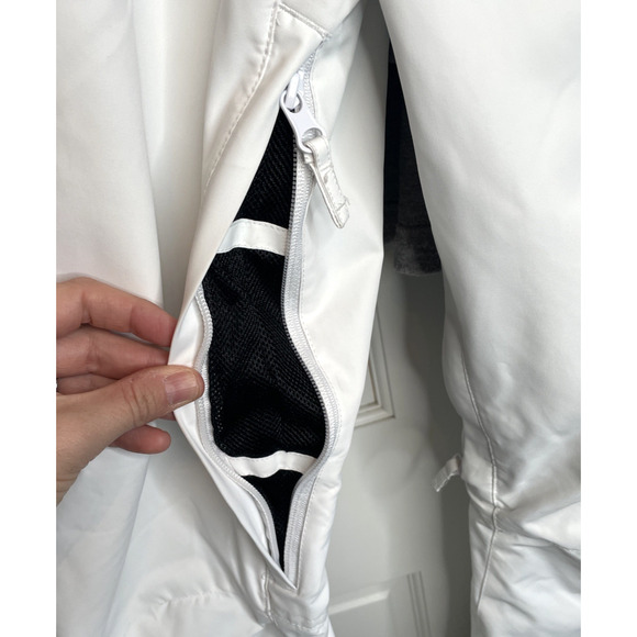 Roxy Women's Backyard Dryflight Technology Snow Pants Sz S 10K White Waterproof - Picture 4 of 16
